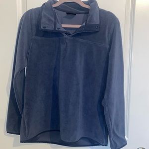 Size Small blue/gray half zip fleece